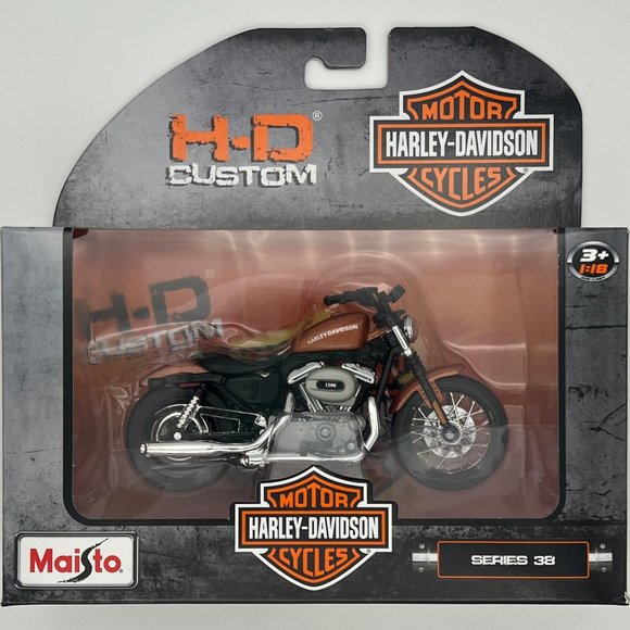 2007 Harley Davidson XL 1200N Nightster Brown Series 38 Maisto 1:18 Scale Model - Picture 1 of 8